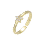 Offene Ringe aus 14-kar?tigem Gold