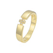 Cluster-stapelbare Ringe aus 14-kar?tigem Gold