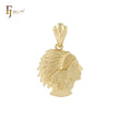 Indian chief portrait 14K Gold Pendant