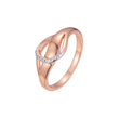 Rose Gold two tone rings