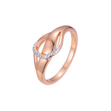 Rose Gold two tone rings