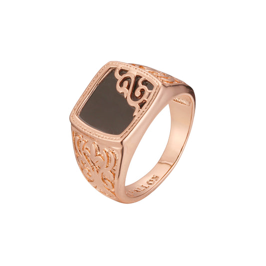 anéis de ouro rosa