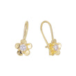 Bl?tter- und Cluster-Ohrringe aus 14-kar?tigem Gold