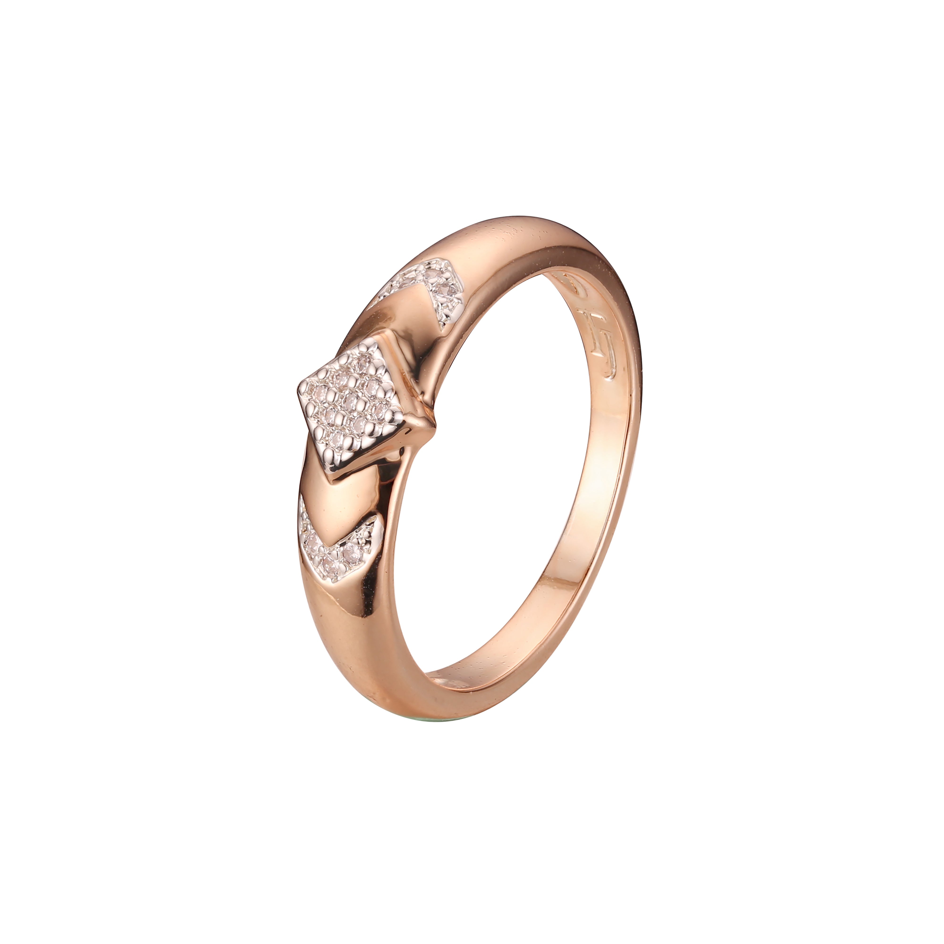 Zweifarbige Clusterringe aus Ros¨¦gold
