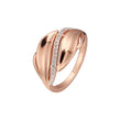 Zweifarbige Clusterringe aus Ros¨¦gold