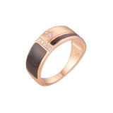 Rose Gold painted rings
