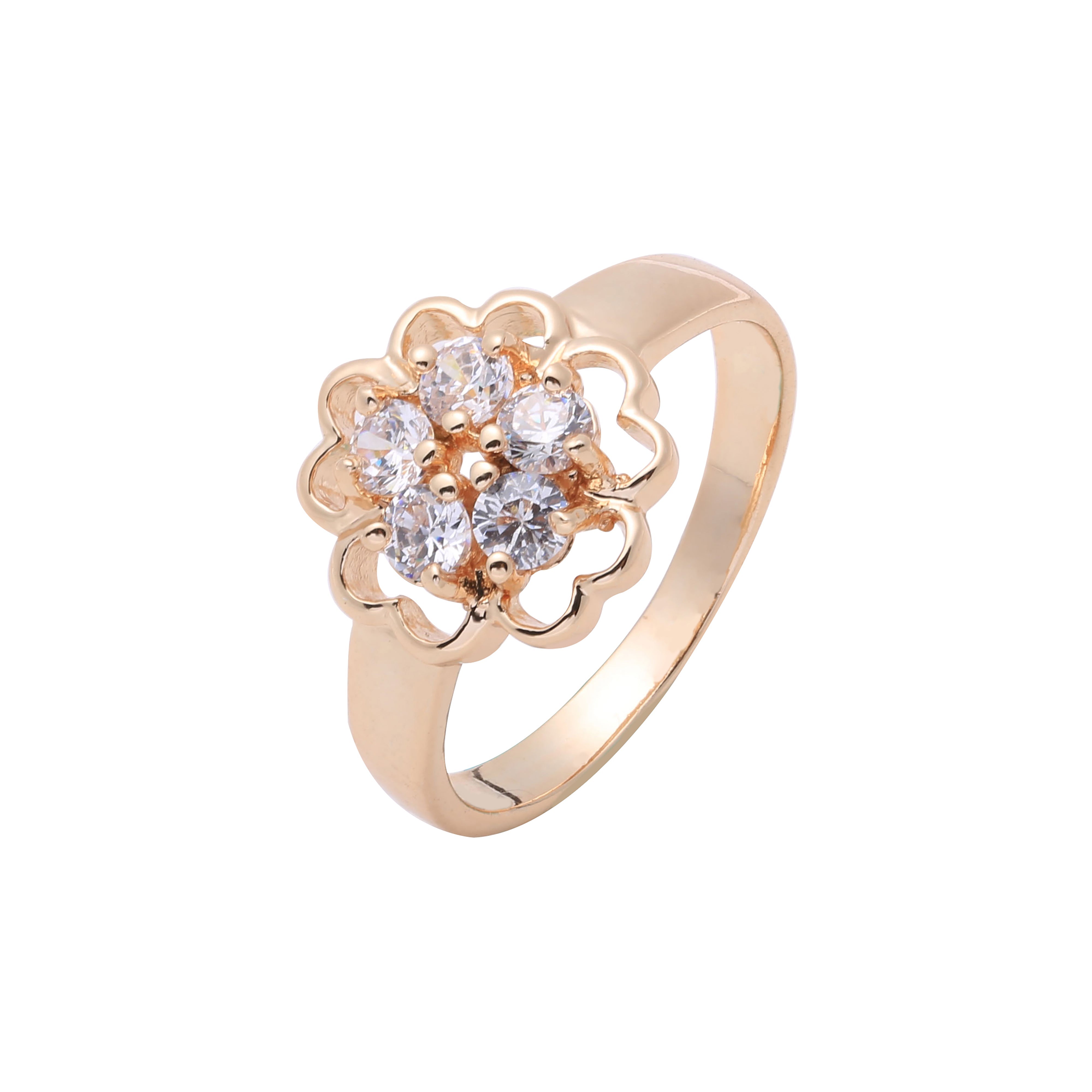 Solit?r-Marquise-Ringe aus Ros¨¦gold mit Pflastersteinen