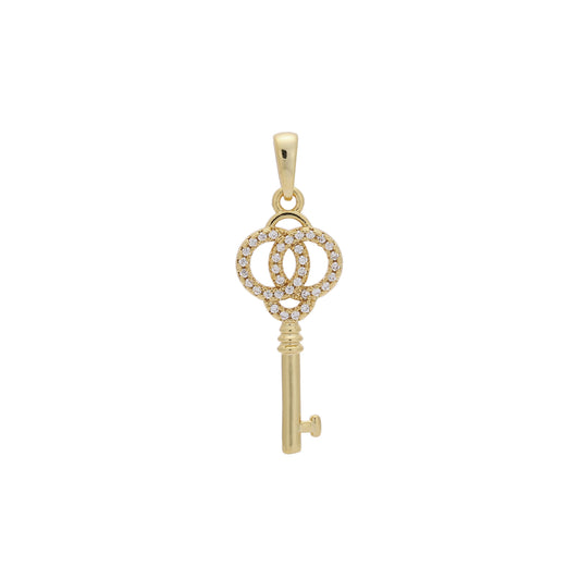 14K ゴールド キー ペンダント