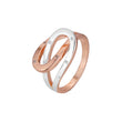 Zweifarbige Solit?r-Designringe aus Ros¨¦gold