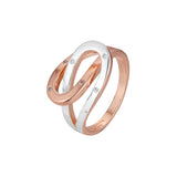 Zweifarbige Solit?r-Designringe aus Ros¨¦gold