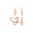 Conjunto renascentista em ouro rosé