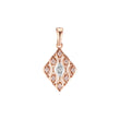Pendant in Rose Gold, two tone plating colors