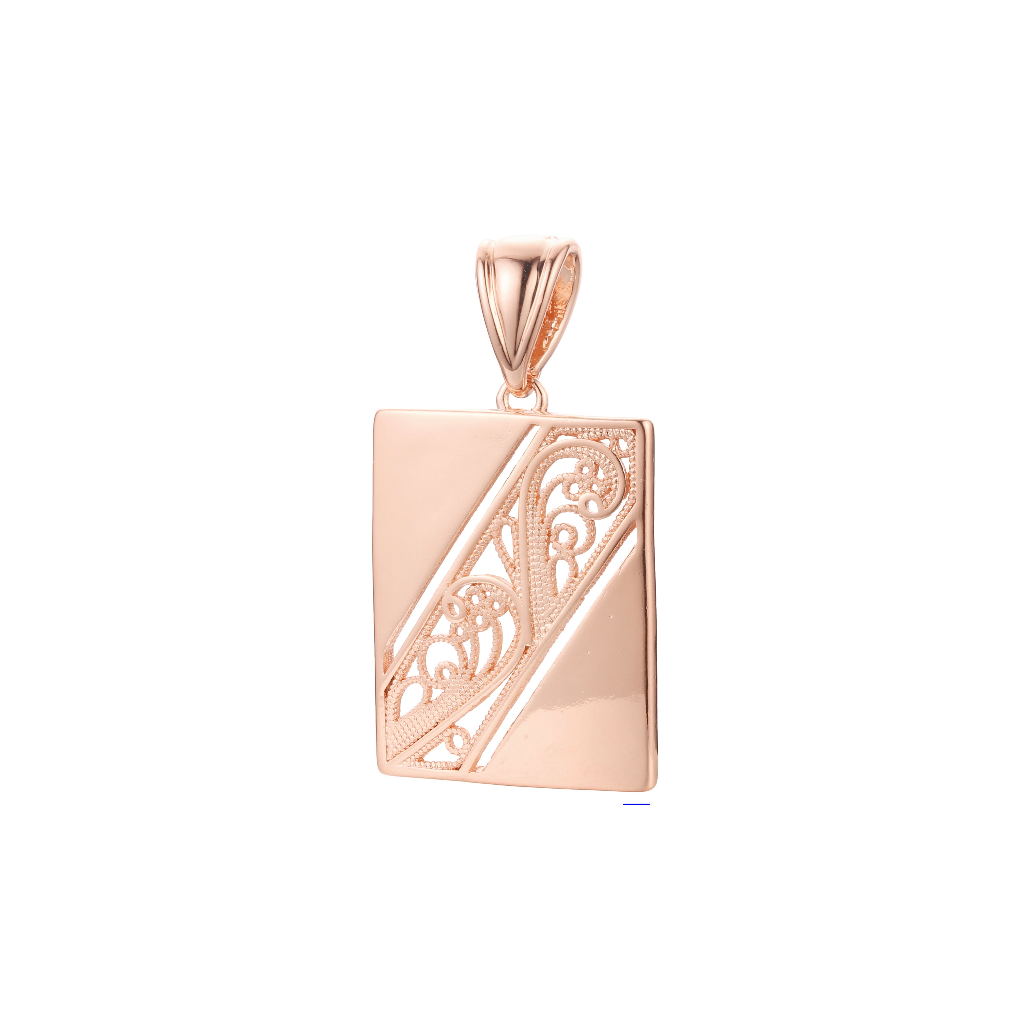 Pendant in Rose Gold, 14K Gold plating colors